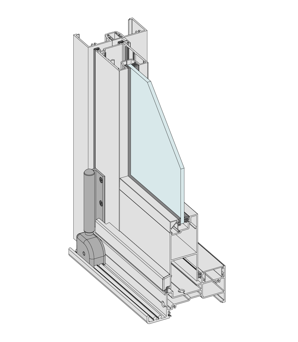 FoldMASTER™ Bi-fold Door (bottom rolling)