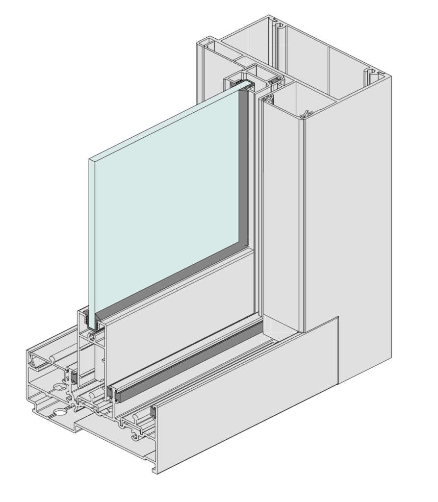 Commercial Stacking Sliding Door (102mm)