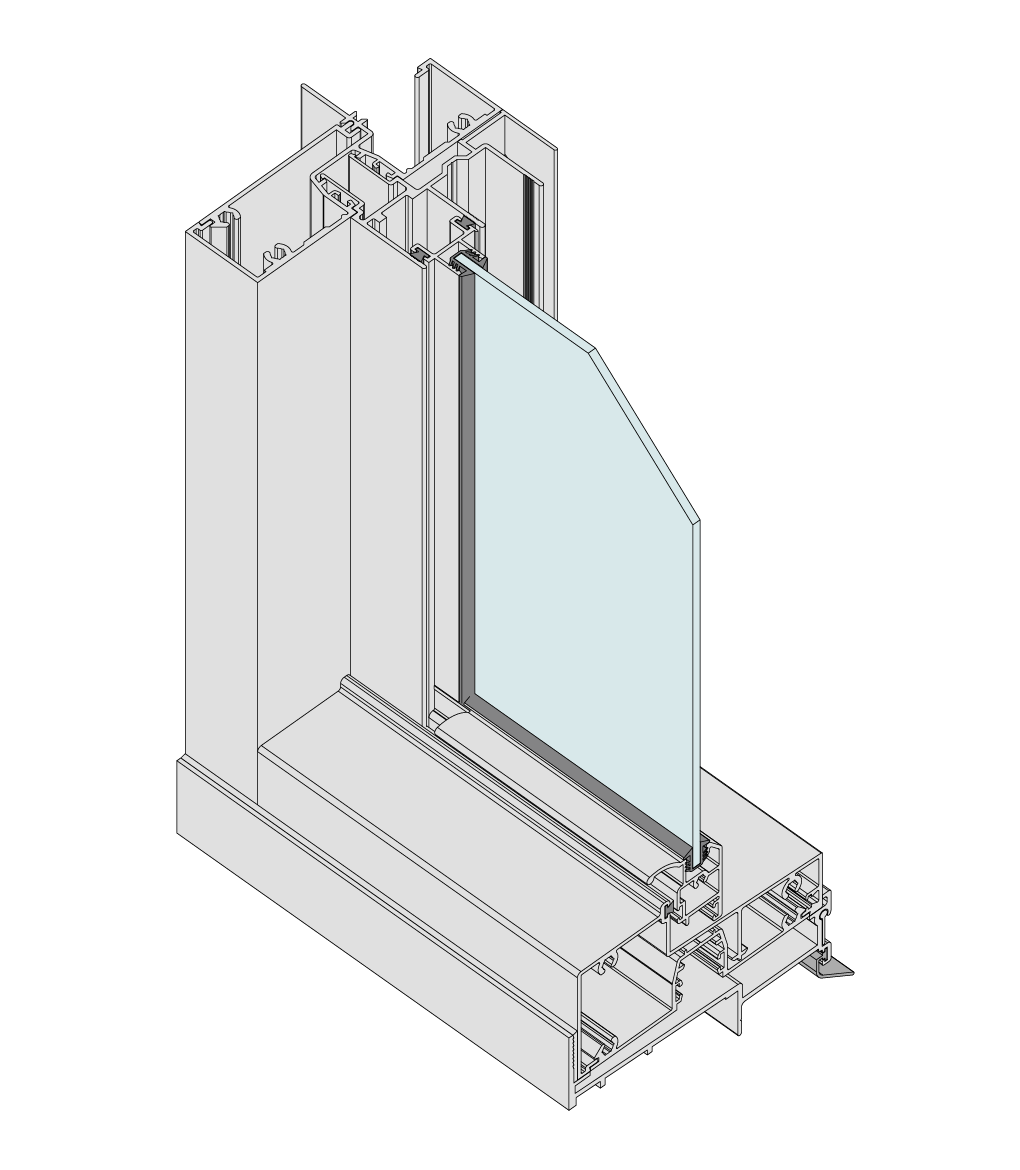 Commercial Double Hung Window