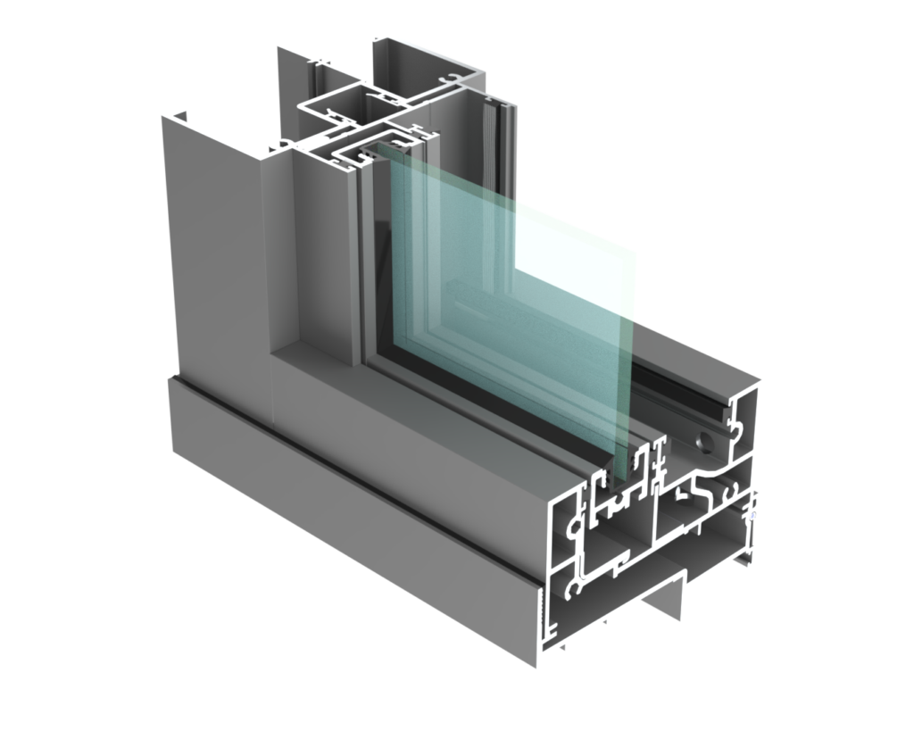 UltraEDGE™ Sliding Window (102mm)