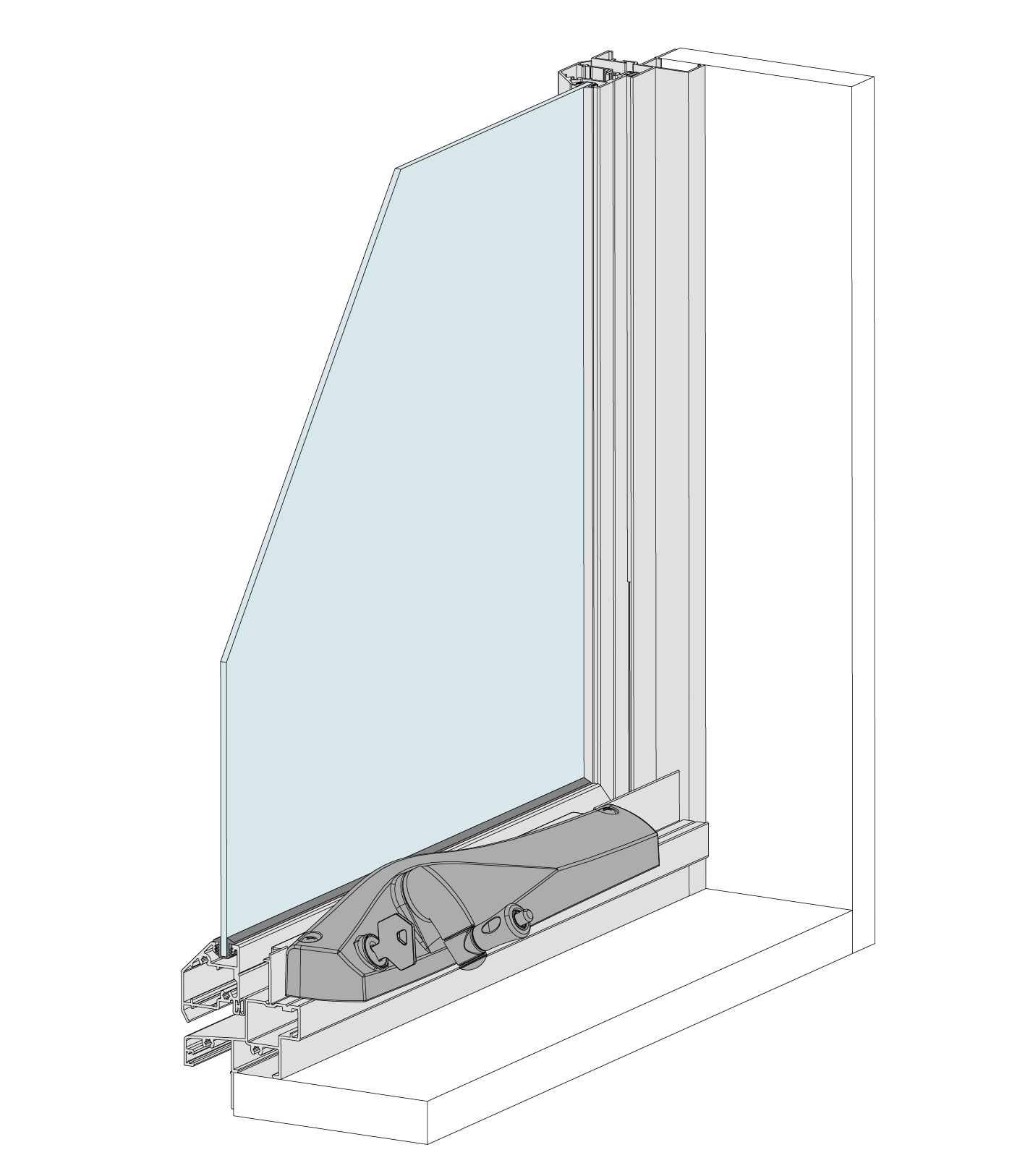 Residential Aluminium Awning Window (50mm)