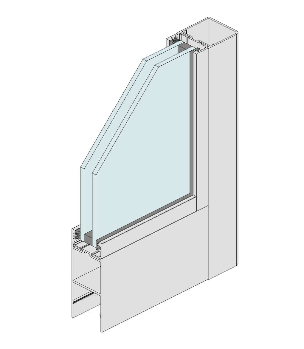 Commercial Door (Double Glazed)