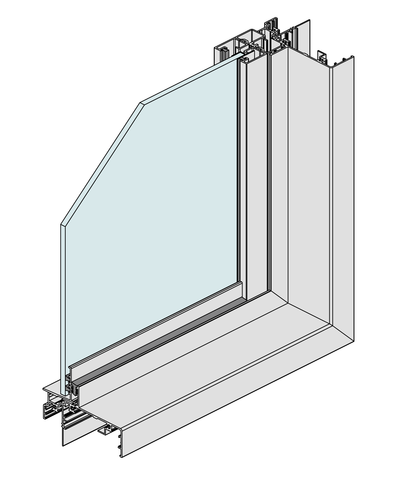 ClearVENT™ Sashless Double Hung Window