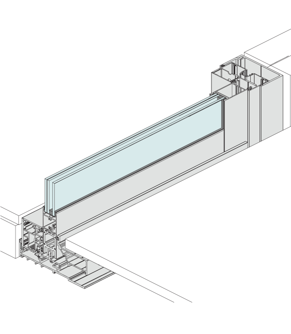 SlideMASTER™ Sliding Door (Recessed Sill)