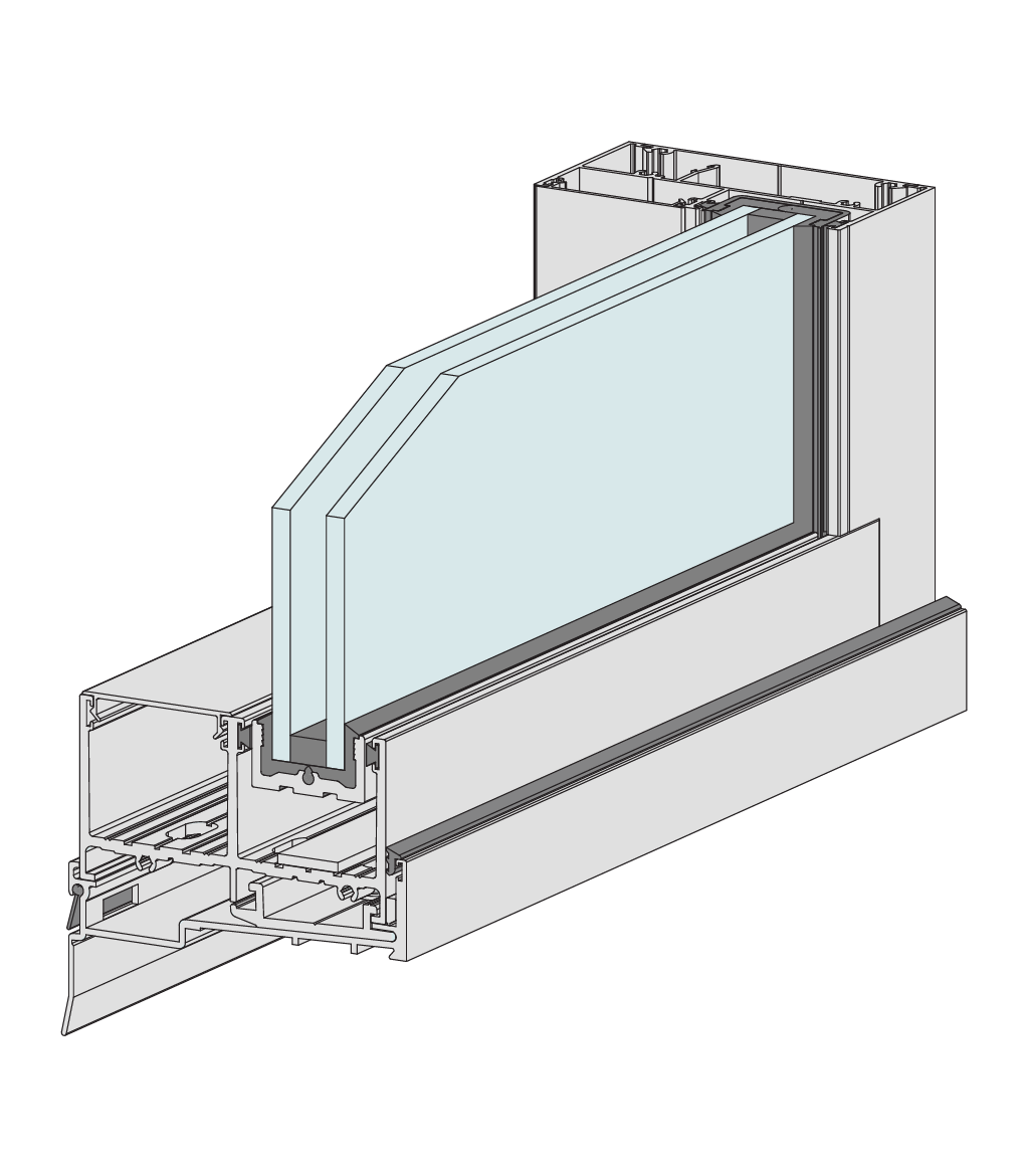 SlideMASTER™ Sliding Door (Flush Bottom Rolling)