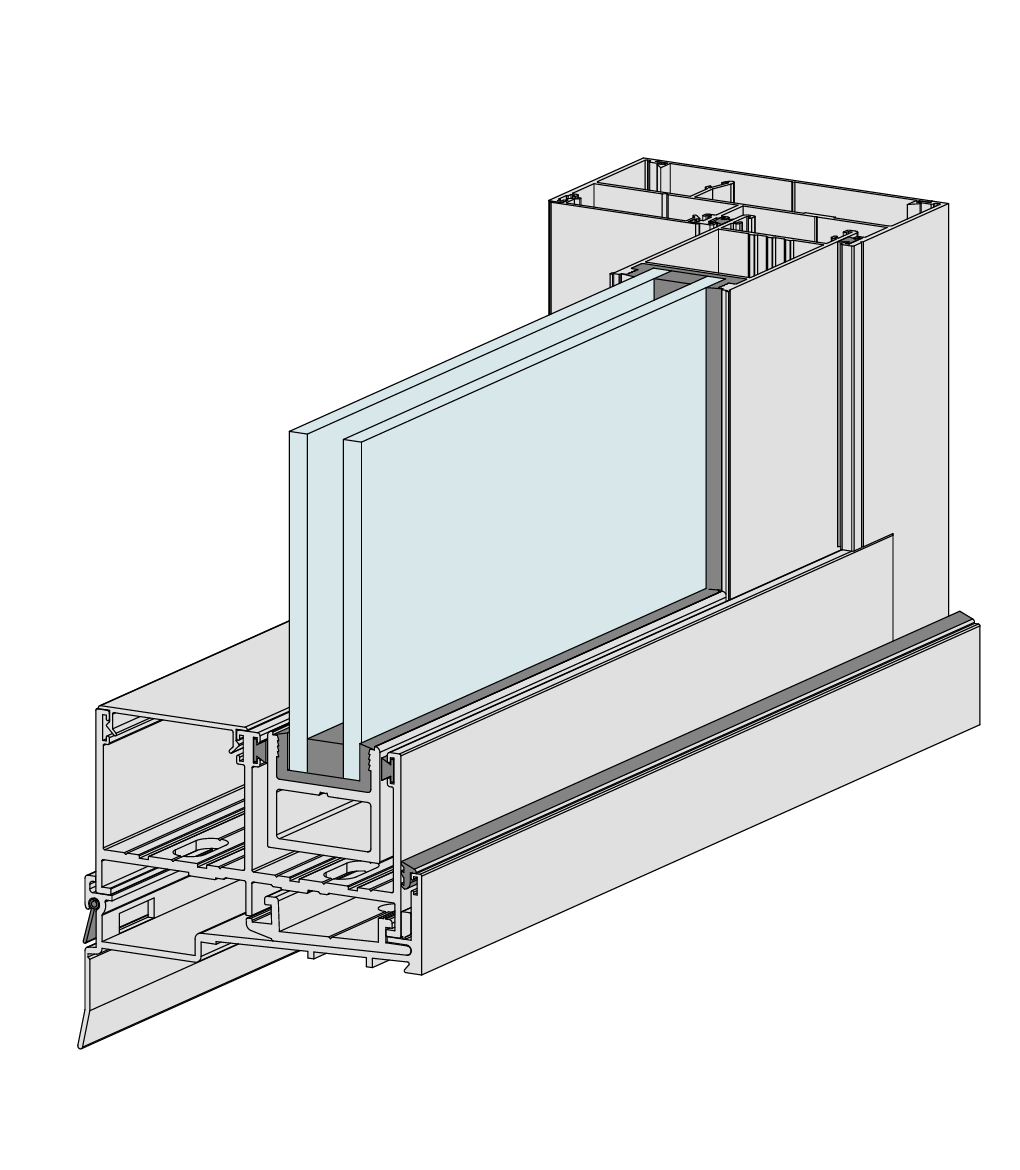 SlideMASTER™ Sliding Door (Recessed)