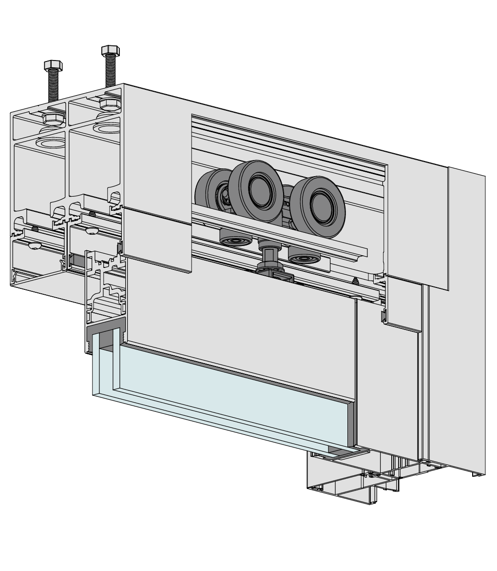 SlideMASTER™ Sliding Door (Top Hung)