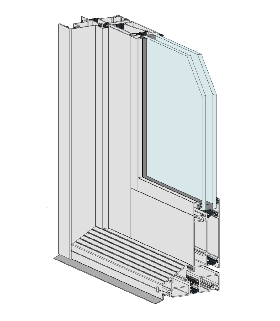 Thermally Broken Hinged Door