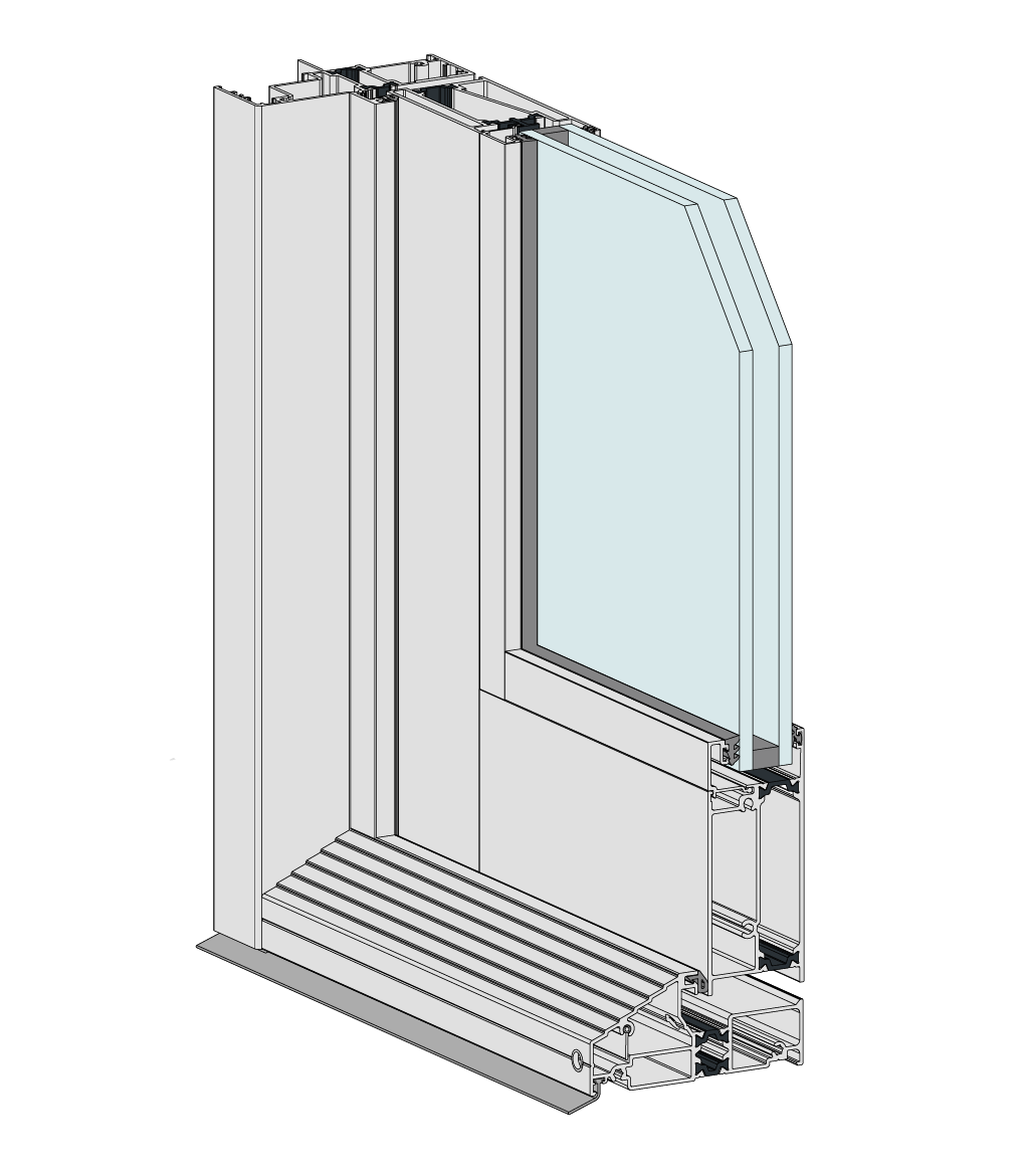 Thermally Broken Hinged Door