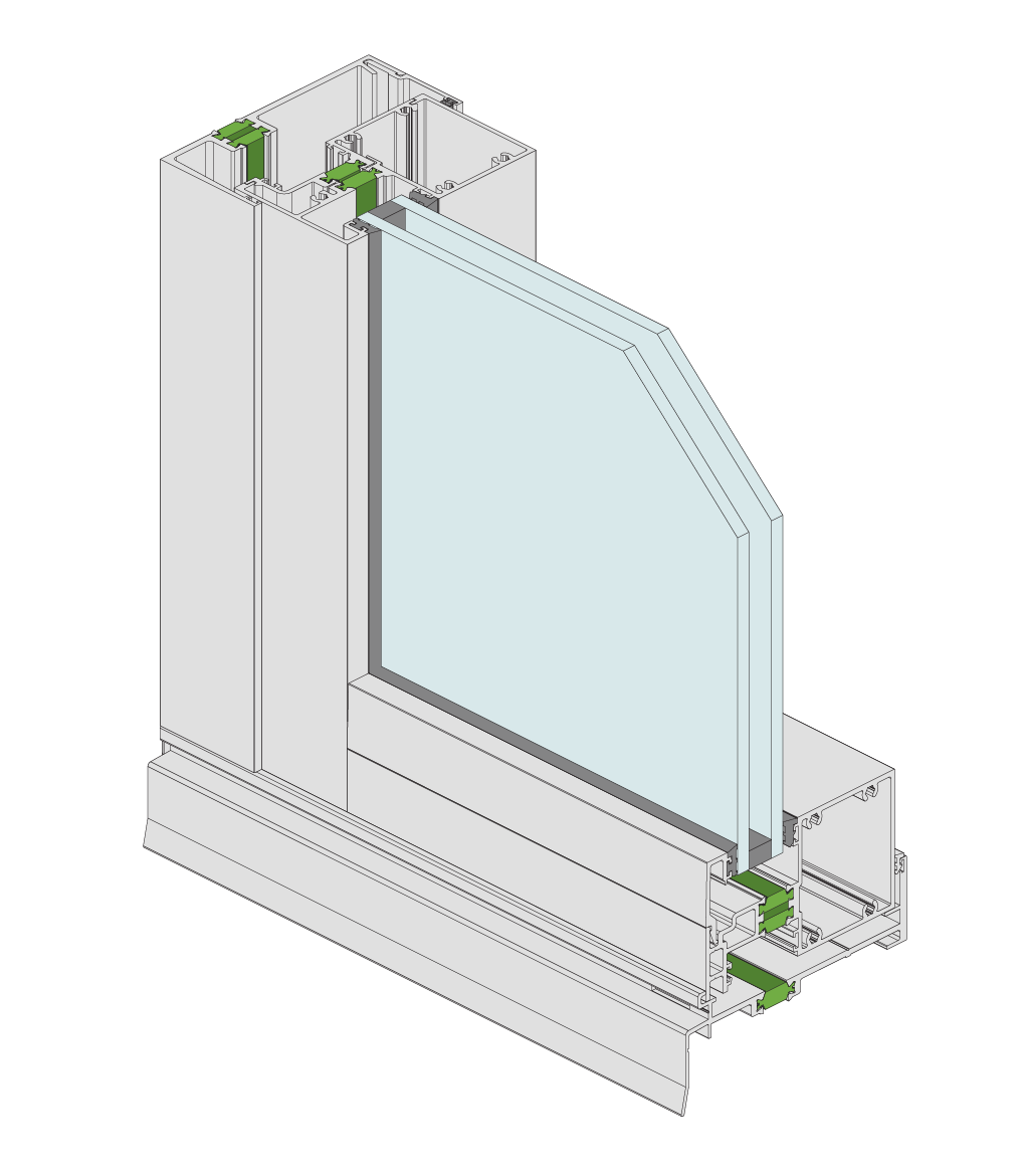 Thermally Broken FrontGLAZE™ Framing (100mm) | ThermalHEART™