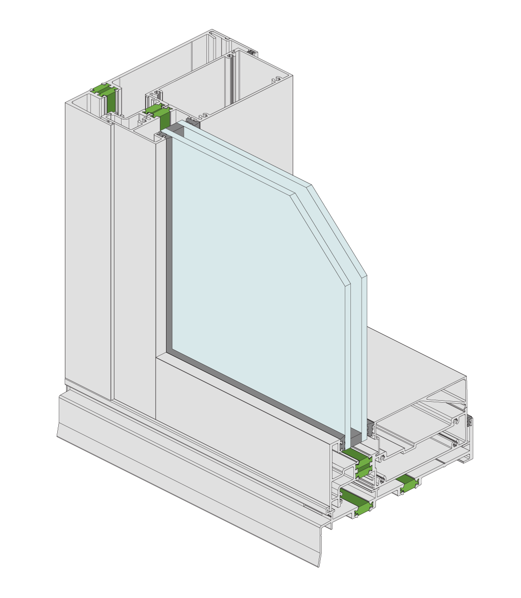 Thermally Broken FrontGLAZE™ (150mm) | ThermalHEART™
